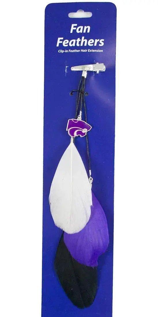 Kansas State Wildcats Team Color Feather Hair Clip Style - ToylandEU™
