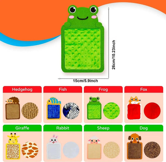 Felt Sensory Mats | Set of 8 Soft Polyester | Toylandeu™