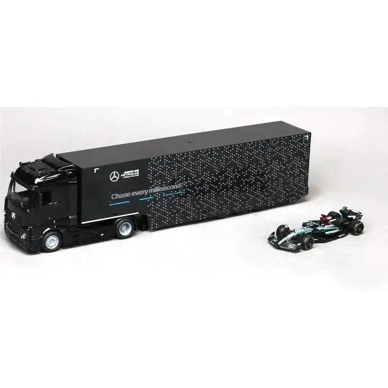 Ferrari SF24 Diecast Hauler Set Mercedes AMG W15 2 Car - ToylandEU™