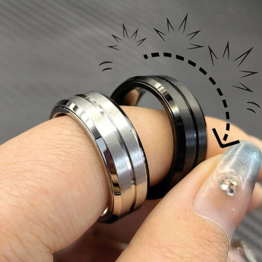 Fidget Ring Stress Relief Metal Accessory For Adults - ToylandEU™