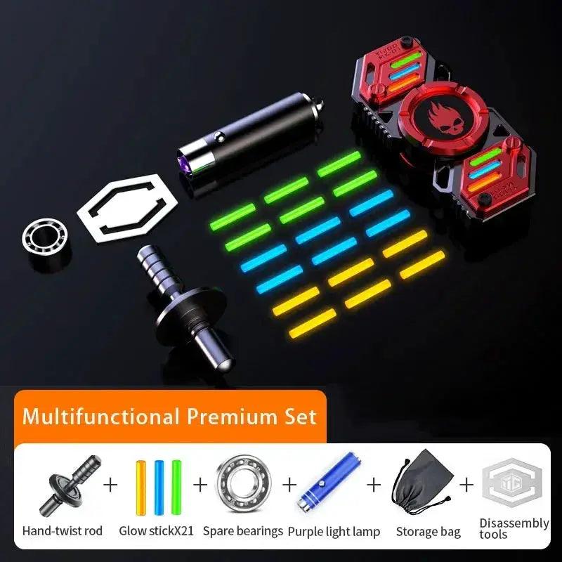 Fidget Spinner Stress Relief Metal Toy With Light - ToylandEU™