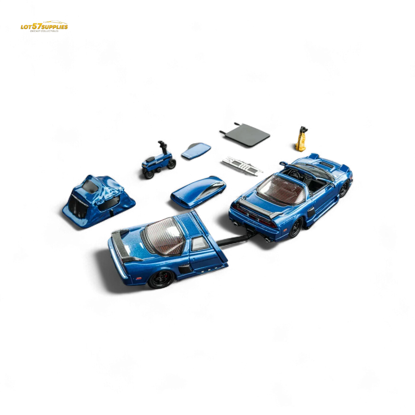 Findclassically NSX TRA - Transparent Blue FULL Set 1:64 - ToylandEU