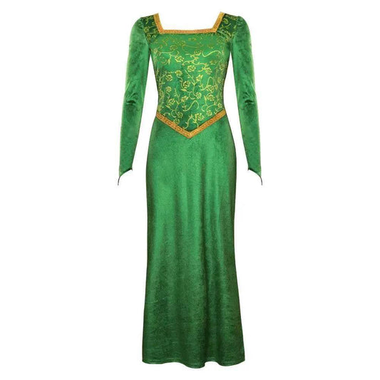 Fiona Green Princess Costume - Enchanting Kids Halloween Dress - ToylandEU