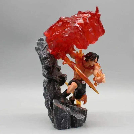 Portgas D Ace One Piece Figure Deluxe Pvc Statue 18cm - ToylandEU™