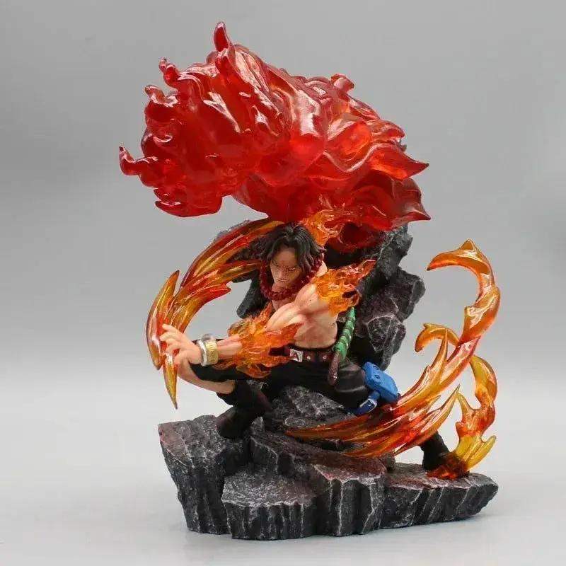 Fiery Portgas D. Ace One Piece Figure PVC Statue 18CM - ToylandEU