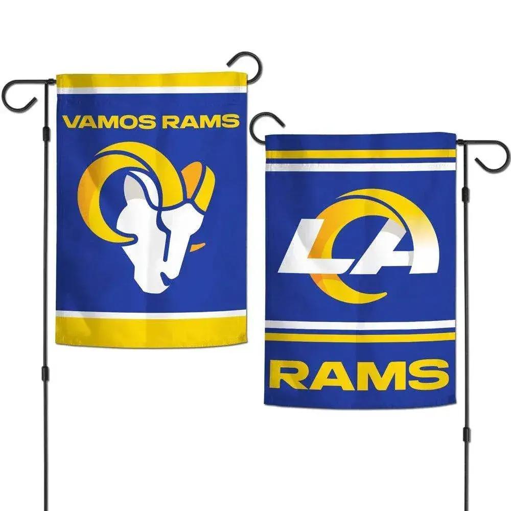 Los Angeles Rams Garden Flag Two Sided Slogan Design 12x18 - ToylandEU™
