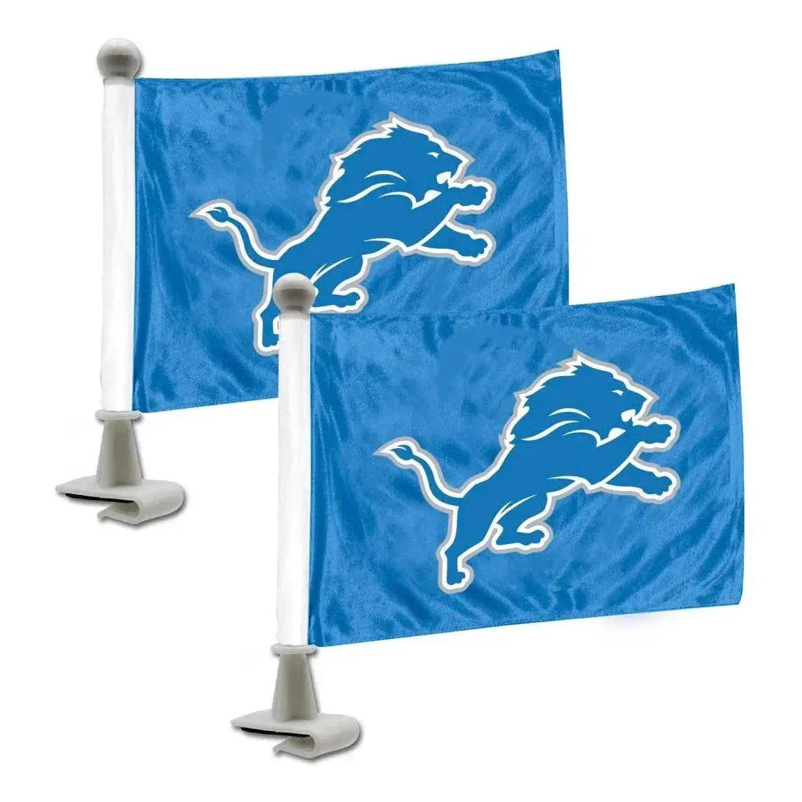Detroit Lions Car Flag Set 2 Piece Ambassador Style - ToylandEU™