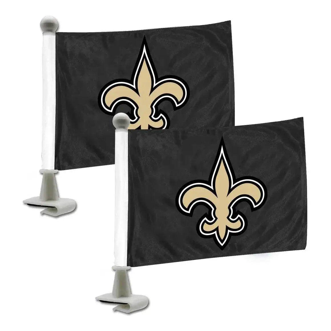 New Orleans Saints Auto Flag Set 2 Piece Ambassador Style - ToylandEU™