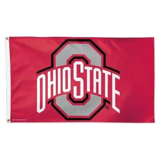Ohio State Buckeyes Flag 3x5 Deluxe Style Red for Outdoor - ToylandEU™