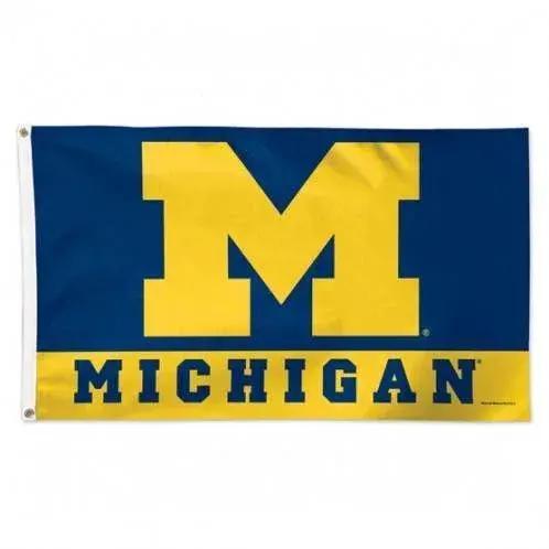 Michigan Wolverines 3x5 Deluxe Flag Officially Licensed - ToylandEU™