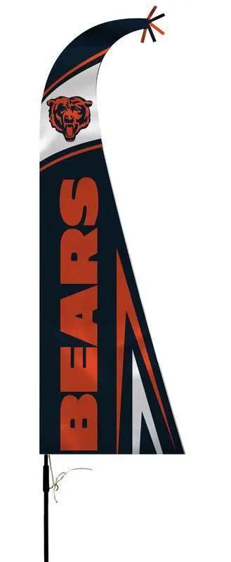 Chicago Bears Flag Premium Feather Style CO Outdoor Decor - ToylandEU™