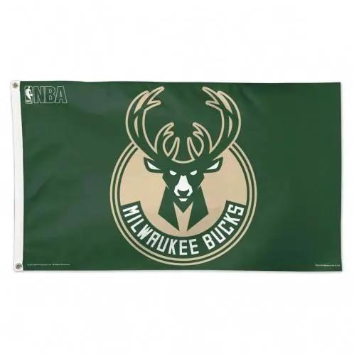 Milwaukee Bucks 3 by 5 Deluxe Flag Official Licensed - ToylandEU™