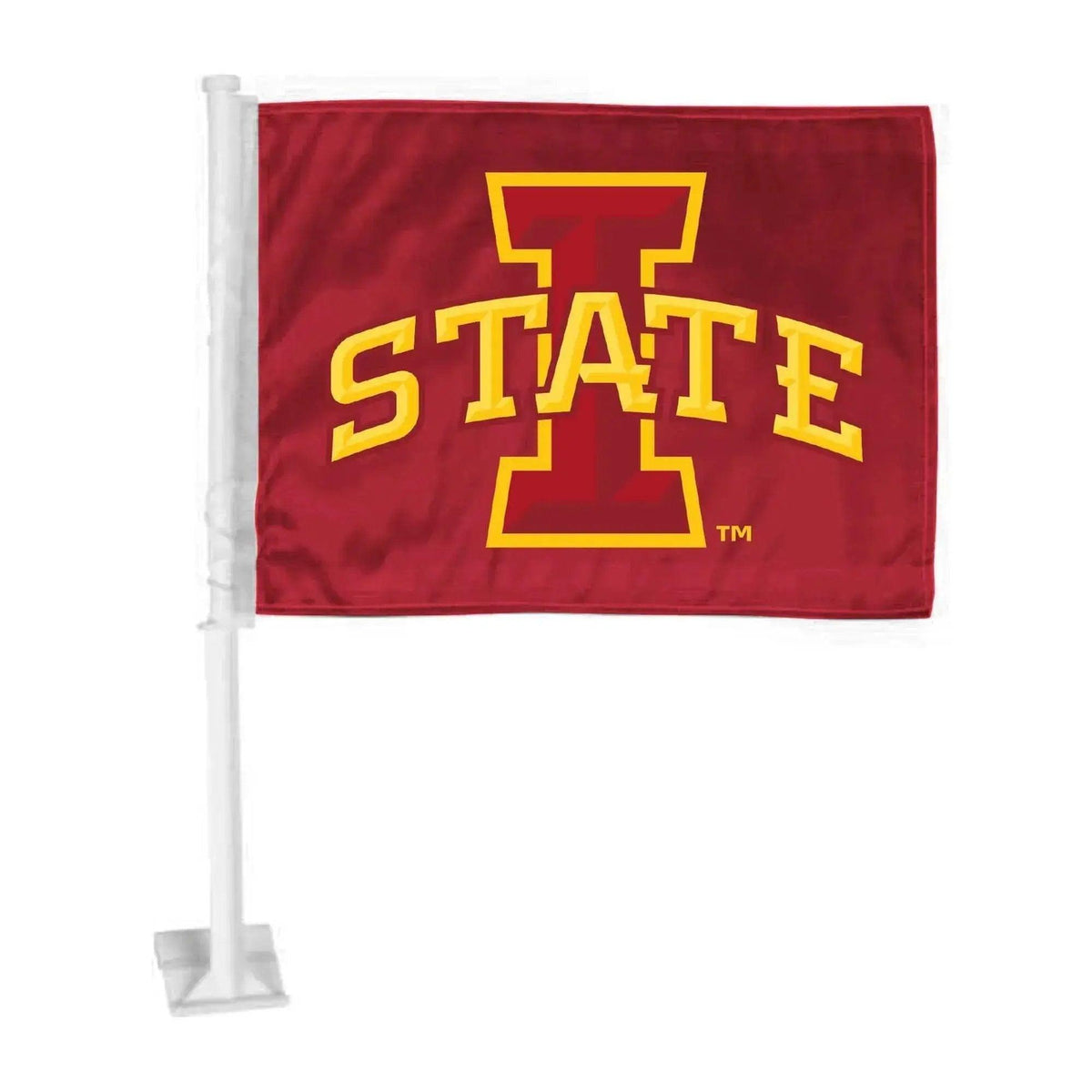 Iowa State Cyclones Car Flag Primary Logo Nylon Clip - ToylandEU™