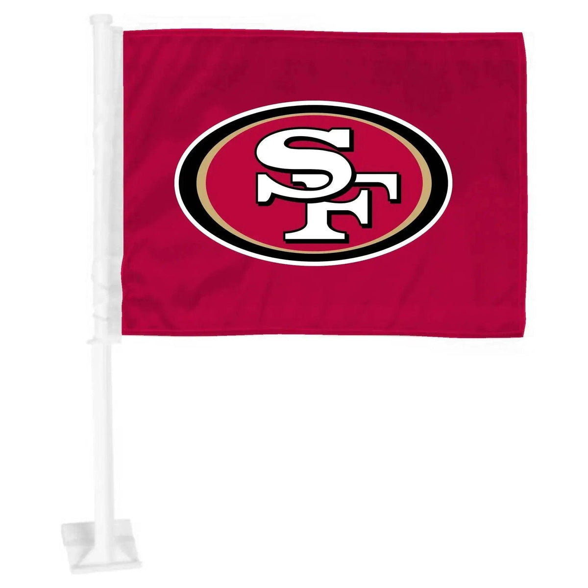 San Francisco 49ers Car Flag With Primary Logo Nylon - ToylandEU™