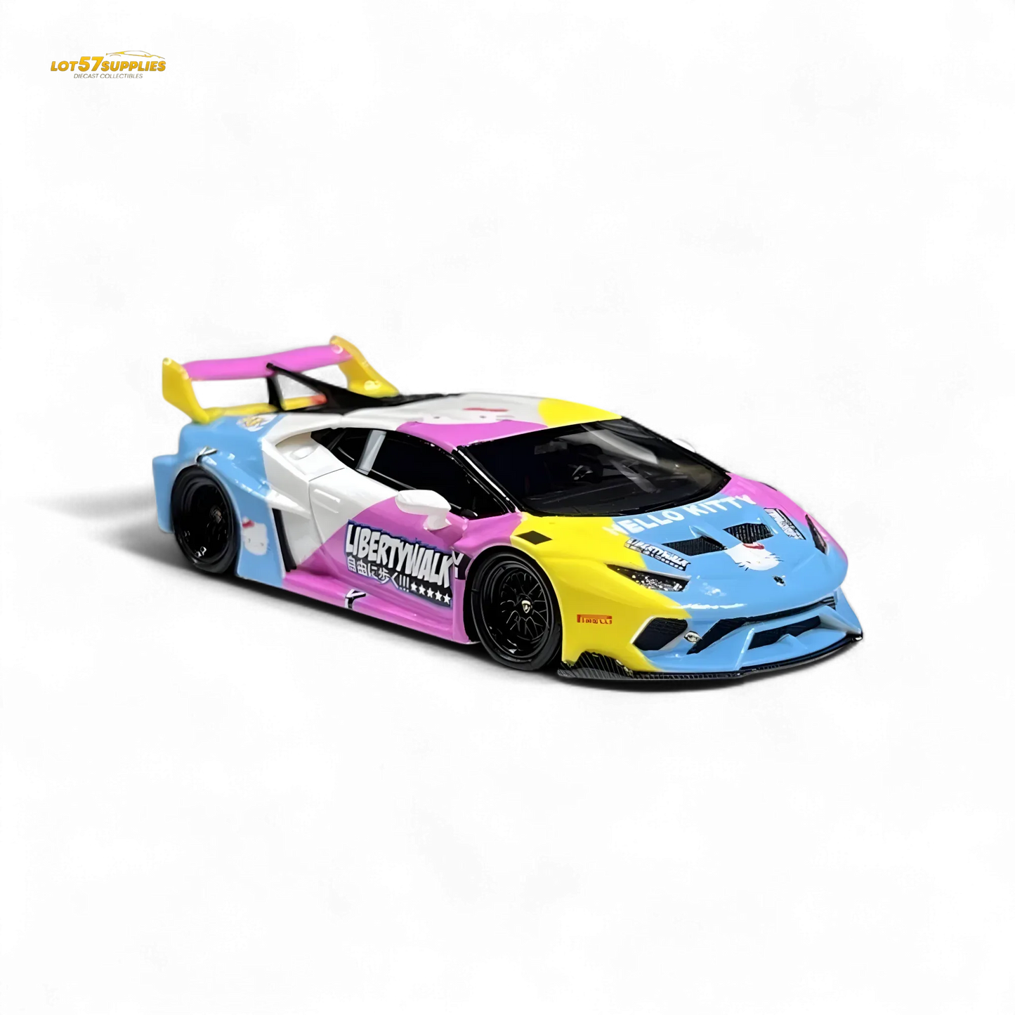 Flame Lamborghini Huracan LP610-4 LWBK WideBody Resin 1:64 - ToylandEU