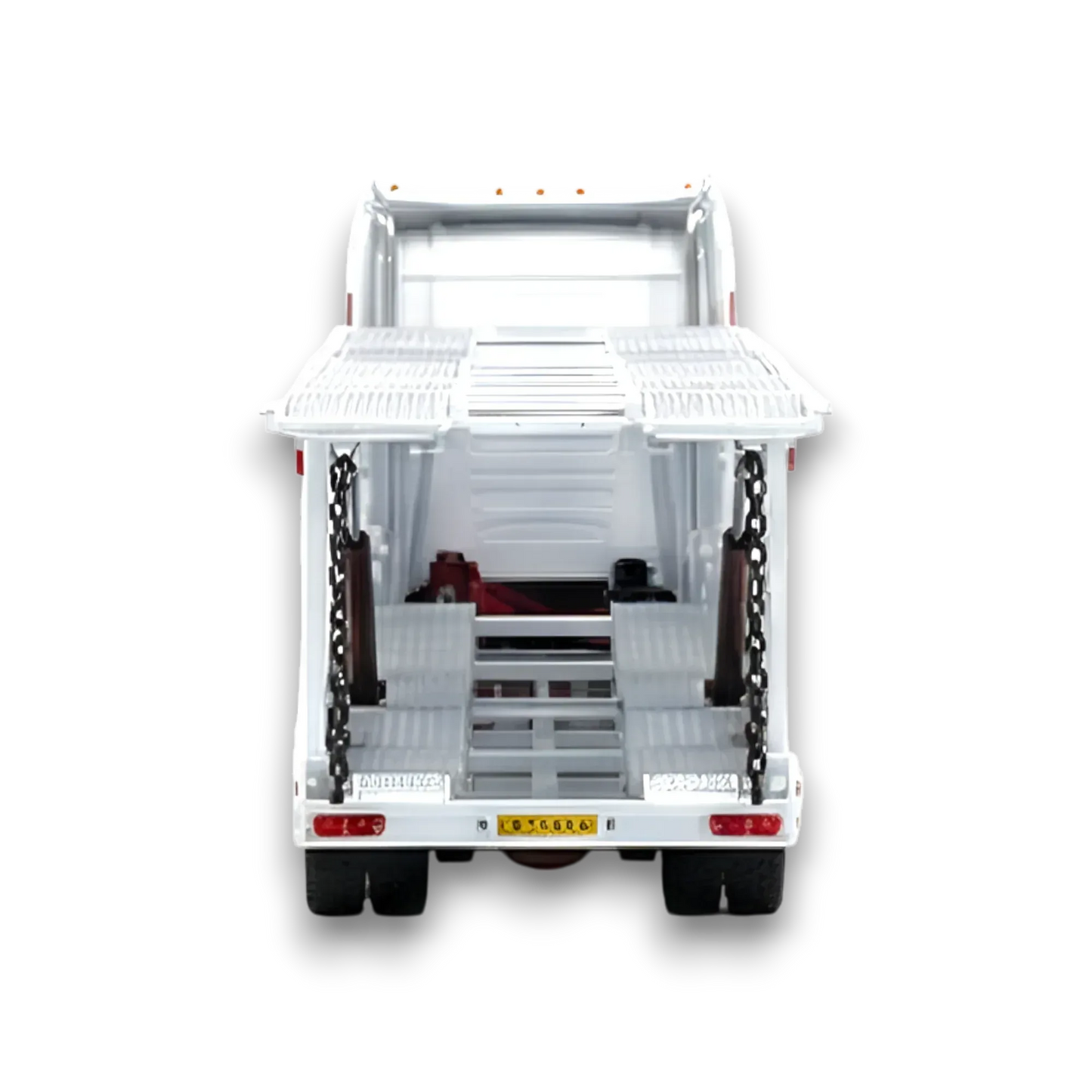 Flame Scania Car Carrier Transport Truck Red White 1:64 - Limited to 299 Pcs - ToylandEU