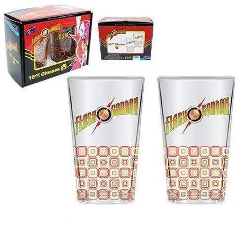 Flash Gordon 16 oz. Glass Set of 2 - ToylandEU
