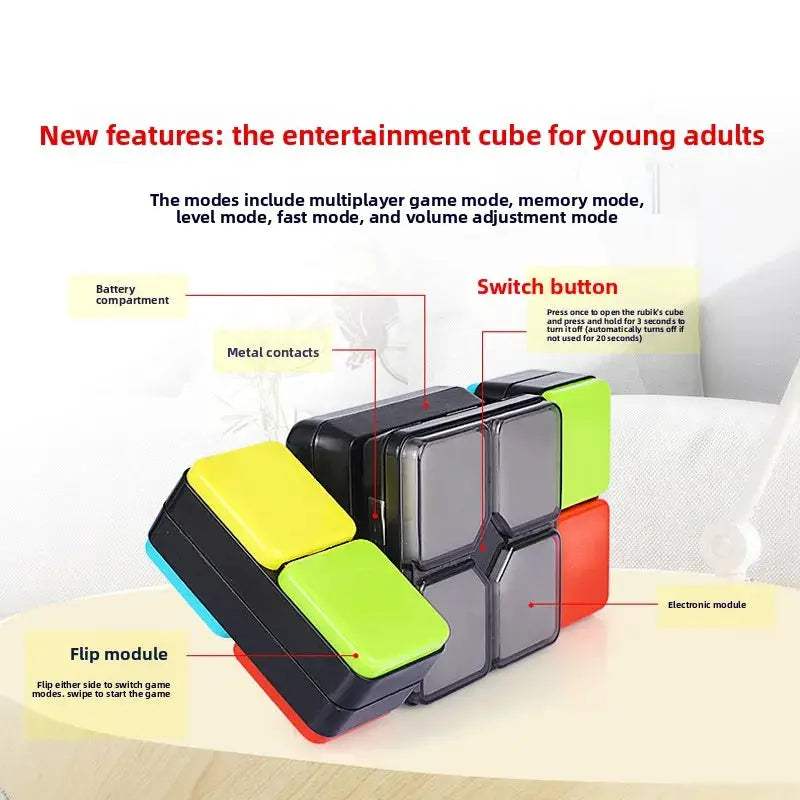 Flip Slide Puzzle Cube Fidget Toy Color Challenge Pro - ToylandEU™