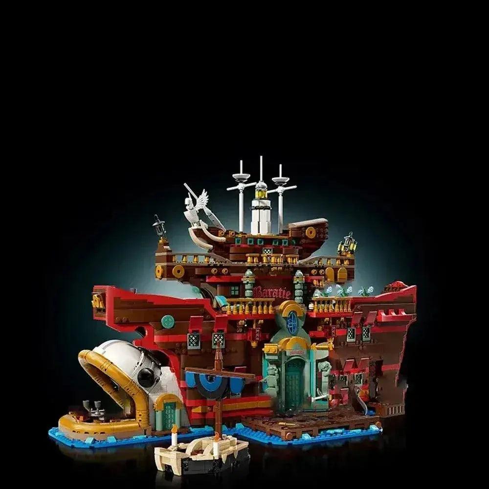 Floating Restaurant Model Kit Lego Blocks Easy Build - ToylandEU™