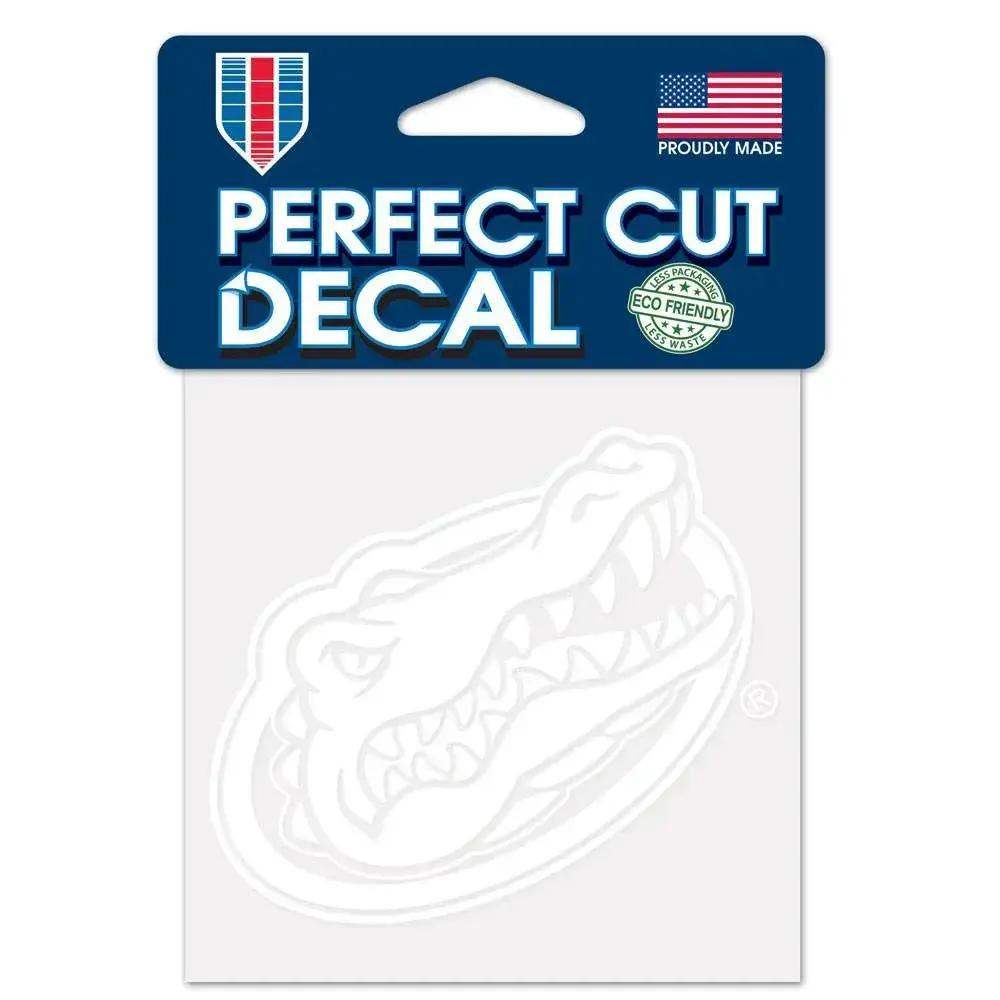 Florida Gators Vehicle Decal 4X4 Perfect Cut White Sticker - ToylandEU™