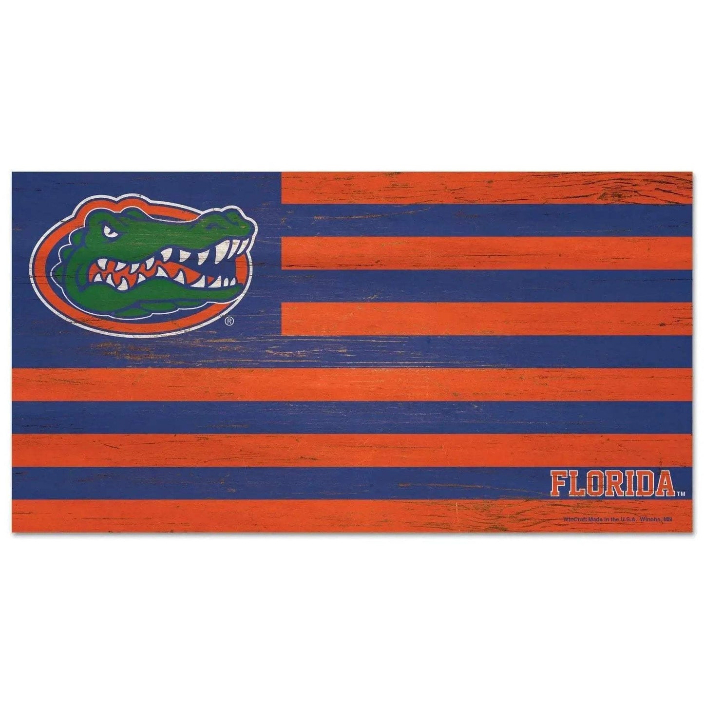 Florida Gators Wood Sign Flag 9x17 Wall Decor Gift Idea - ToylandEU™
