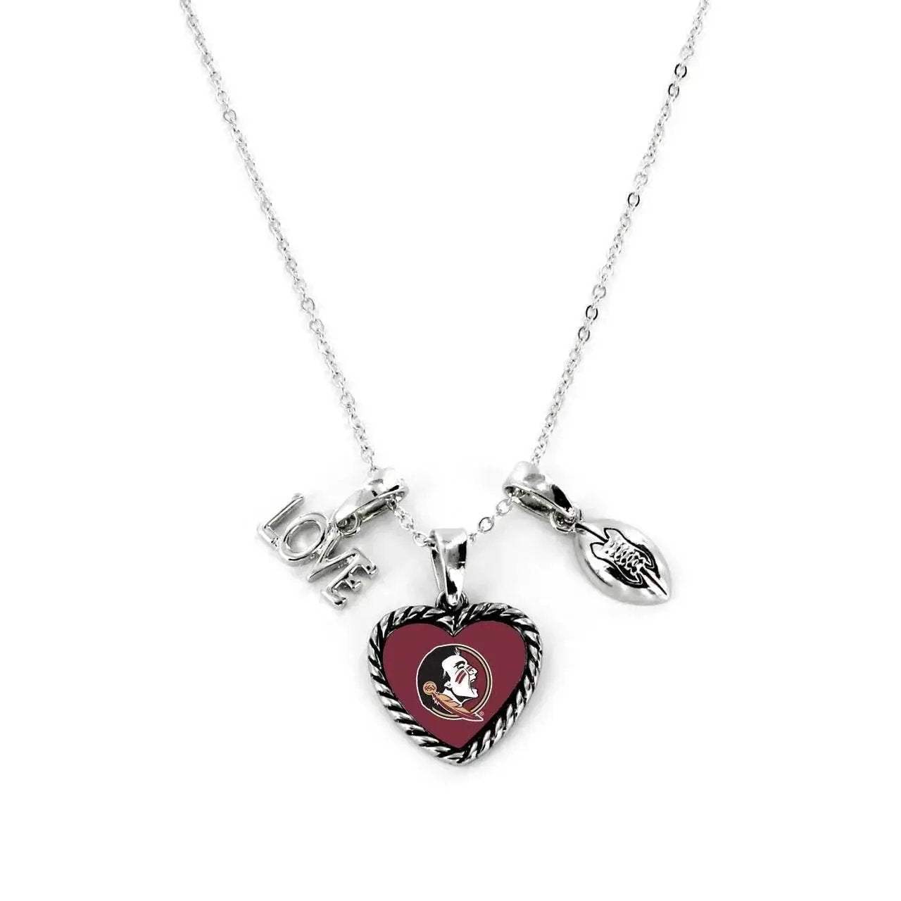 Florida State Seminoles Football Necklace Charm Love - ToylandEU™