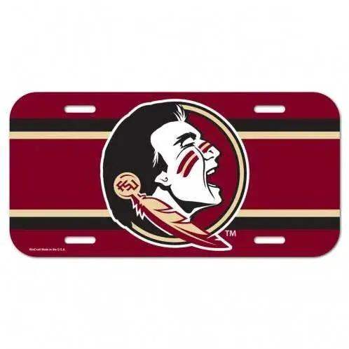 Florida State Seminoles License Plate Plastic Decor - ToylandEU™