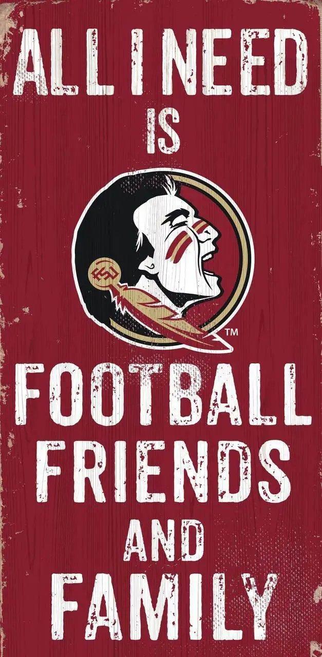 Florida State Seminoles Wood Sign 6x12 Football Design - ToylandEU™