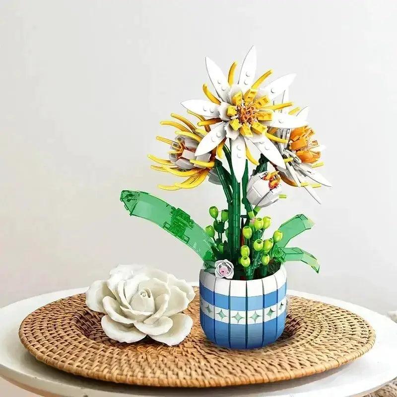Flower Bonsai Building Blocks Kit Eco Desktop Decor - ToylandEU™