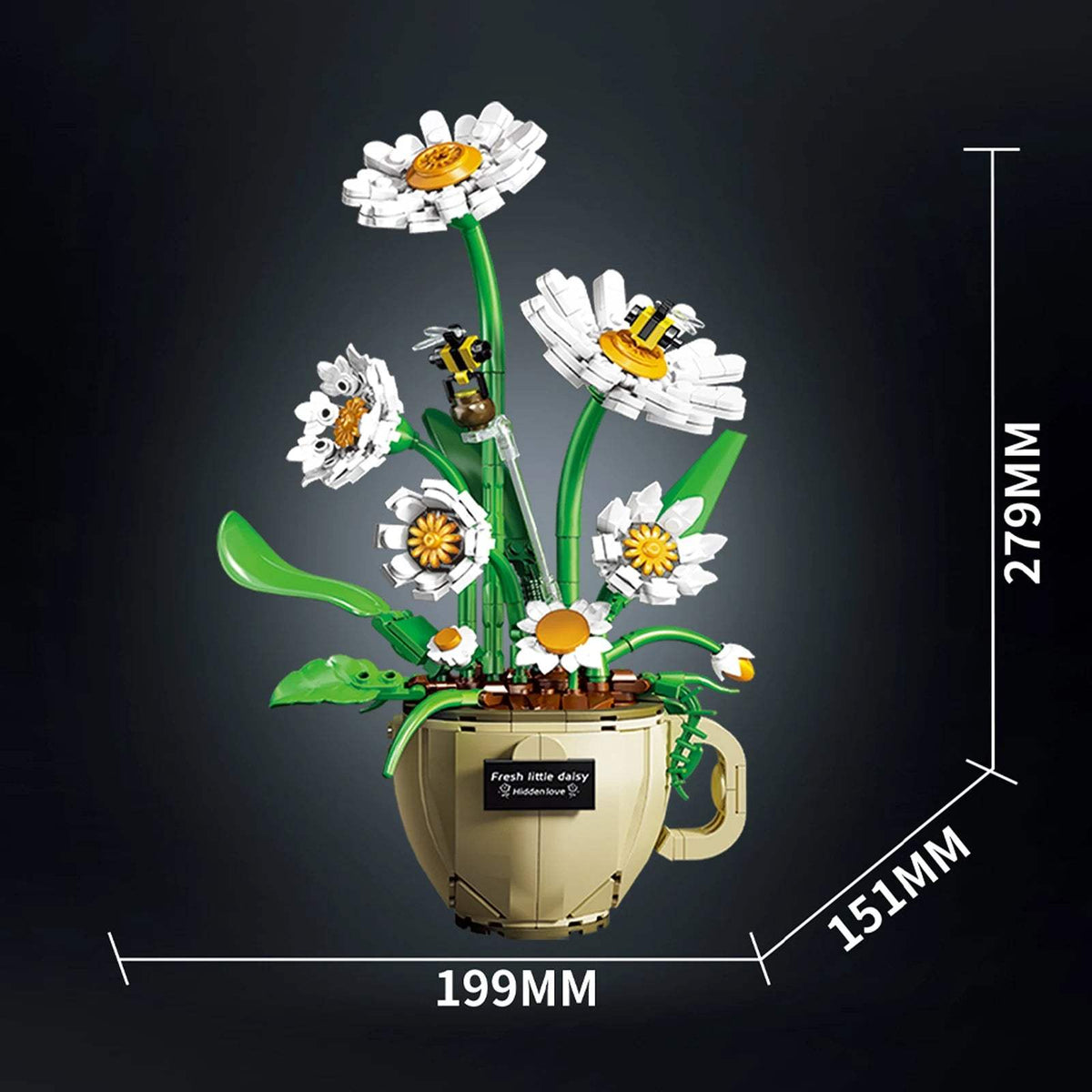 Flower Model Bricks | Lego Compatible | Toylandeu™