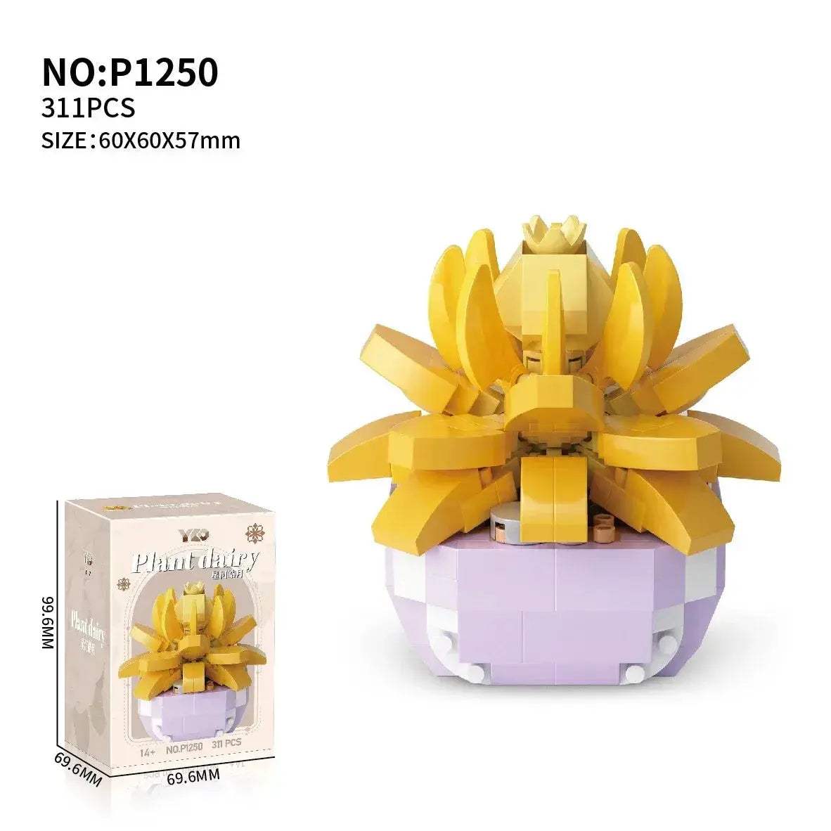 Flower Succulent Building Blocks Garden Kit for DIY Plants - ToylandEU