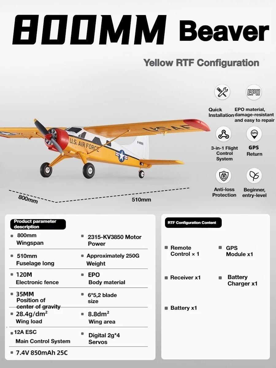 Fms Rc Fixed Wing | 800Mm Epp Foam | Toylandeu