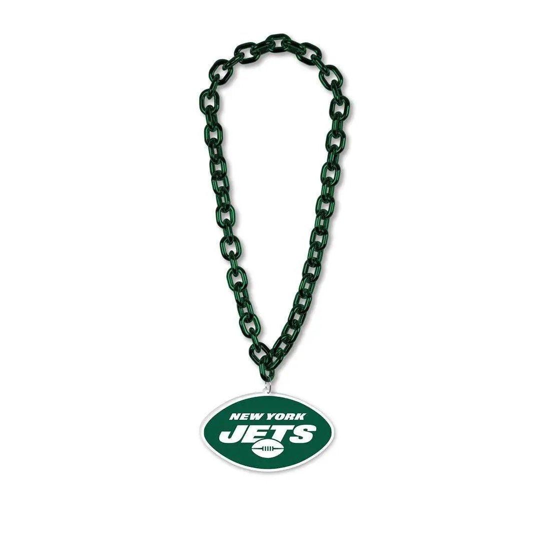 New York Jets Foam Logo Necklace on 38 Inch Chain Official - ToylandEU™