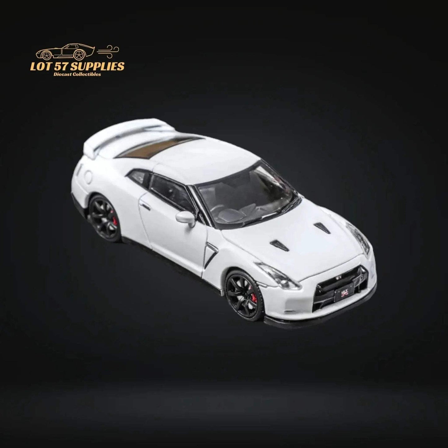 Focal Horizon Skyline GT-R R35 White With Openable Hood 1:64 - ToylandEU