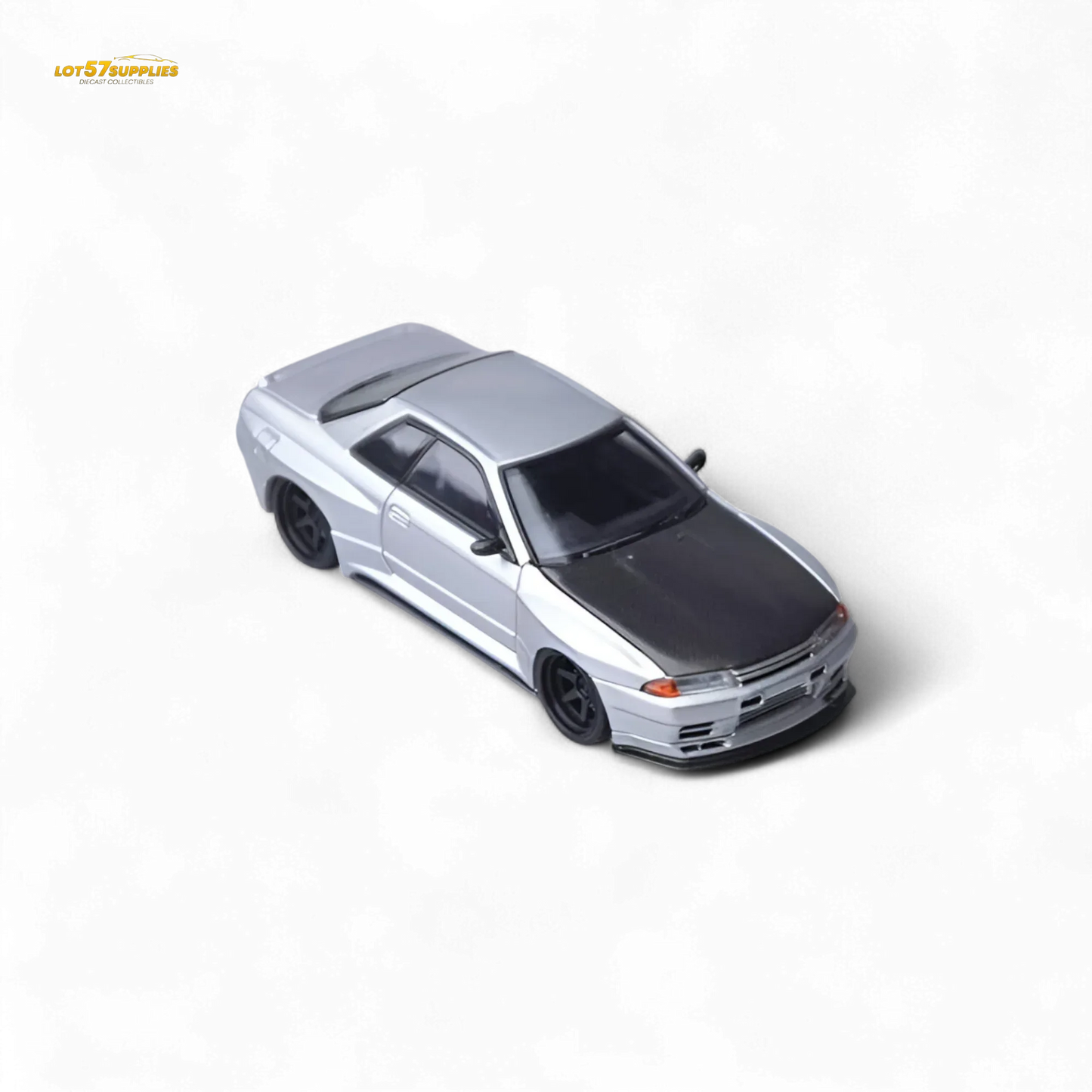 Focal Horizon Skyline GT-R R32 Silver Garage Active 1:64 - ToylandEU