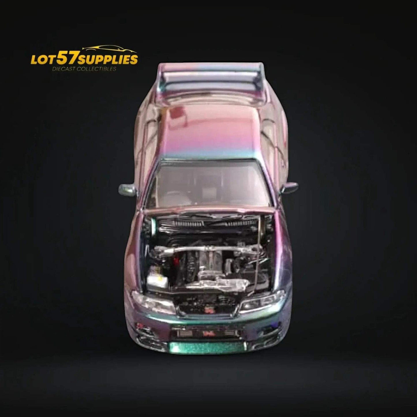 Focal Horizon Skyline GT-R R33 GT-R 4th Gen BCNR33 Magic Purple 1:64 - ToylandEU