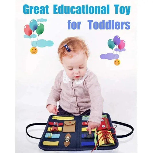 Foldable Busy Board Montessori Portable Sensory Toy - ToylandEU™