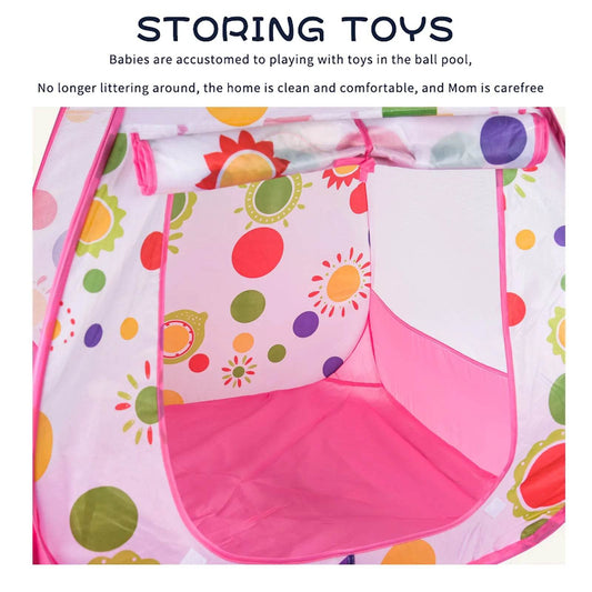 Foldable Pop Up Tent Sunflower Playhouse For Kids 0 To 3 - ToylandEU