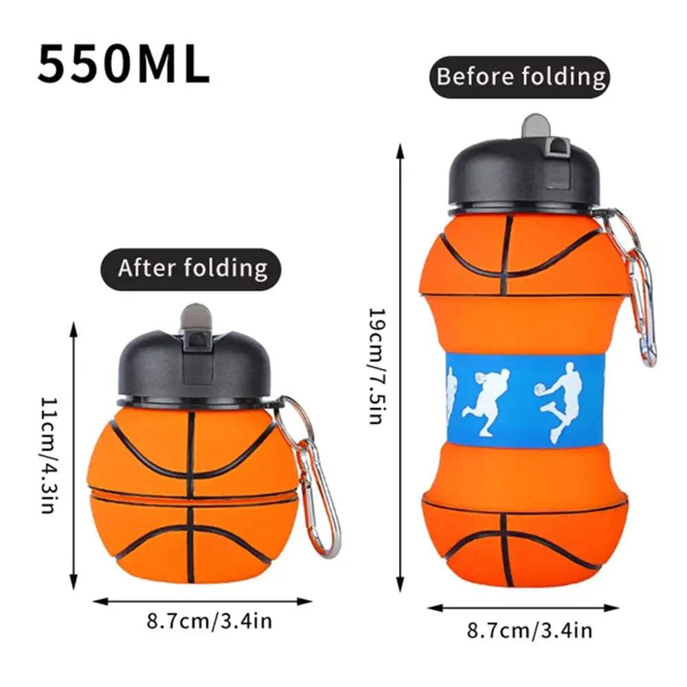 Foldable Water Bottle Leakproof Portable Cup Outdoors - ToylandEU™