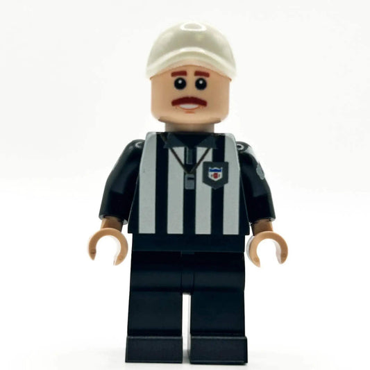 Football Referee Lego Minifig Custom Printed Details - ToylandEU™