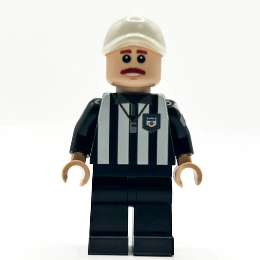 Football Referee Lego Minifig Custom Printed Details - ToylandEU™