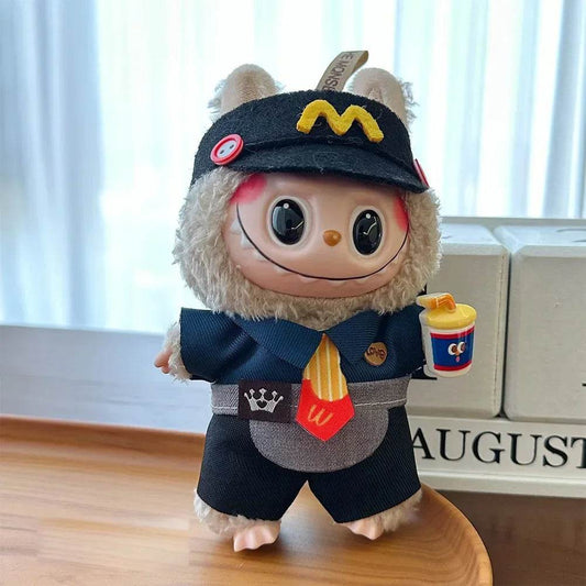 For 15-17cm Labubu Doll Clothes Hoodies Color Match Cute Doll Accessories Little Cloths - ToylandEU