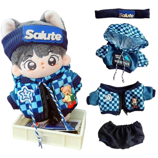 For Labubu 17cm Doll Clothes Mini Plush Dolls Outfit Accessories - ToylandEU
