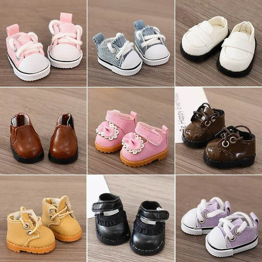 For Ropa LABUBU 15 17cm Cotton Dolls Casual Sports Canvas Shoes Martin Boots Accessories for LABUBU Outfits - ToylandEU