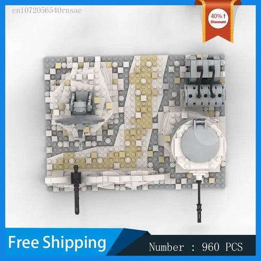 Fortress Military Base Weapon Model MOC Building Blocks DIY Bricks - ToylandEU