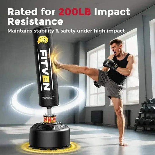 Freestanding Punching Bag With Boxing Gloves Durable - ToylandEU™