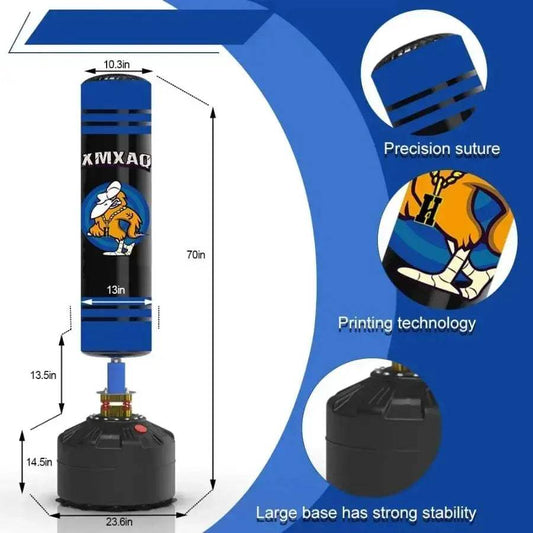 Freestanding Punching Bag With Suction Base Durable - ToylandEU™