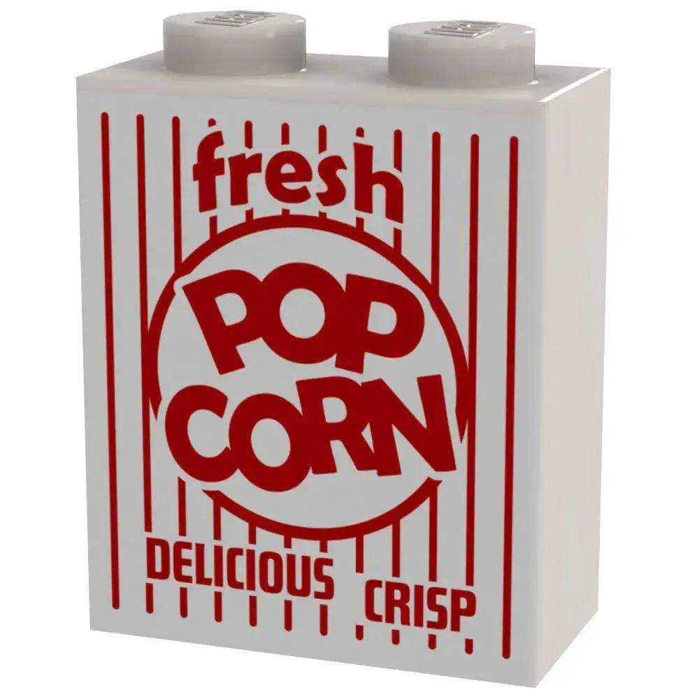 Fresh Popcorn Box for Minifigs - B3 Customs using LEGO parts - ToylandEU