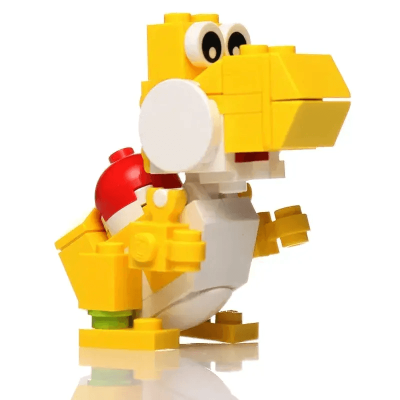 LEGO Dinosaur Build Set With Custom Yellow Dino Bricks - ToylandEU