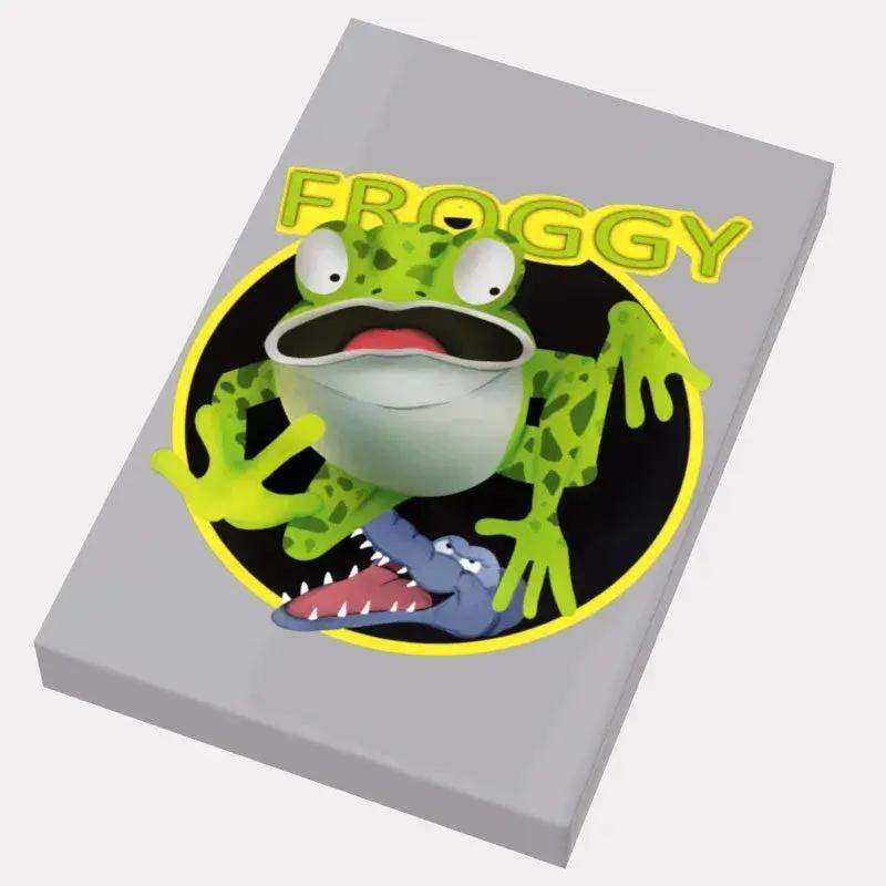 Froggy Video Game Cover 2x3 LEGO Tile Custom Print - ToylandEU